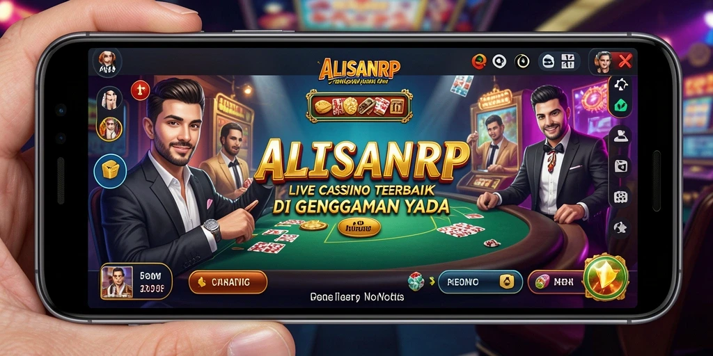 Tampilan gameplay Live Casino yang mendebarkan di ALISANRP.