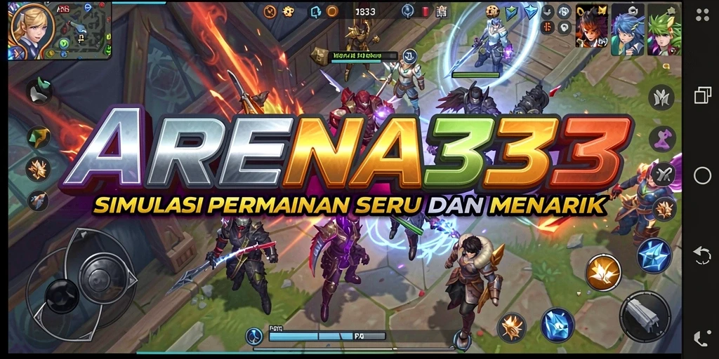 Tampilan menarik dari gameplay simulasi ARENA333 yang mendebarkan.