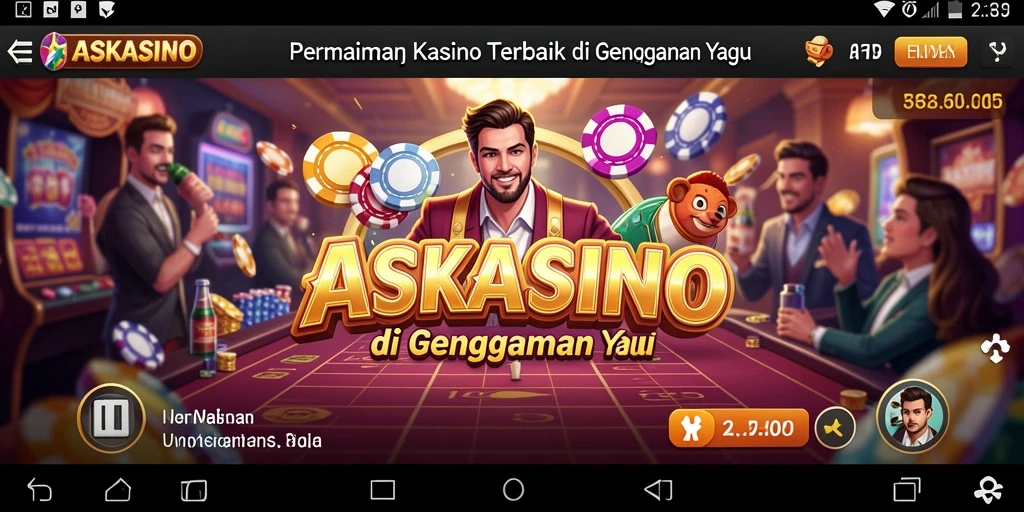 Tampilan gameplay Kasino yang mendebarkan dan menarik.