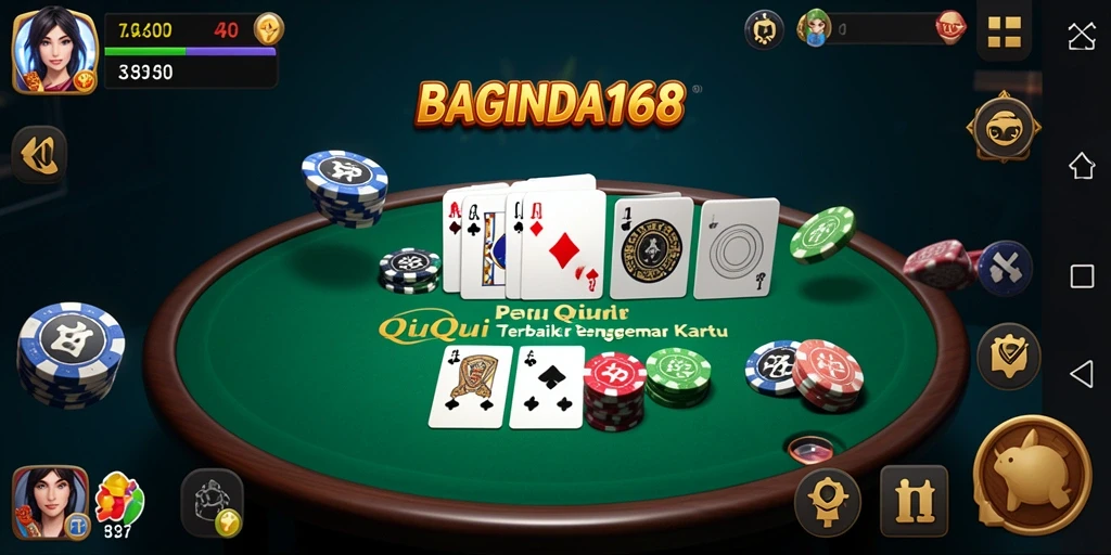 Tampilan menarik gameplay QiuQiu di BAGINDA168.