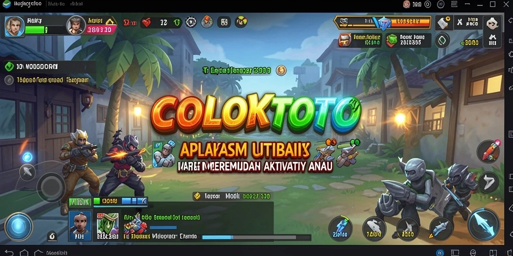Tampilan antarmuka utama COLOKTOTO yang bersih dan mudah dinavigasi.