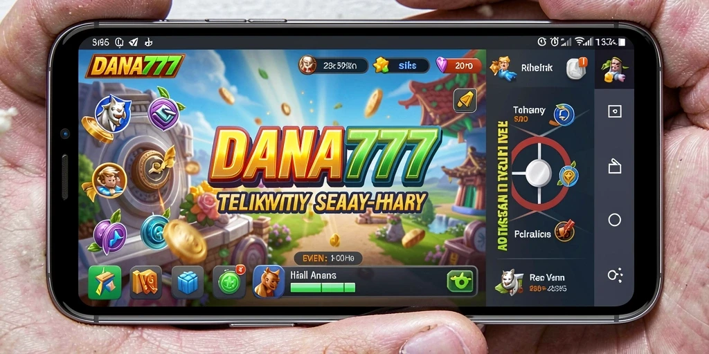 Tampilan utama DANA777 dengan akses fitur Utility yang cepat.