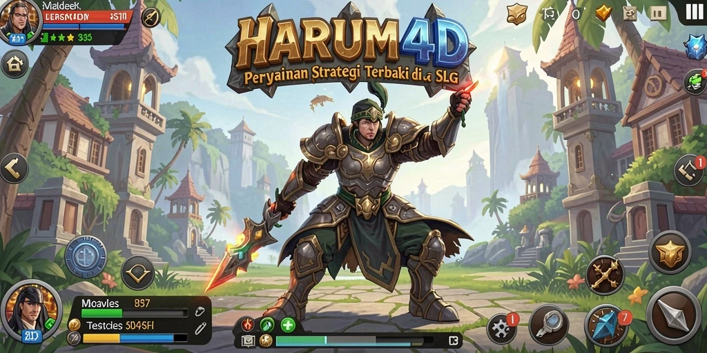 Tampilan gameplay <strong>HARUM4D</strong> yang menarik dan penuh strategi.