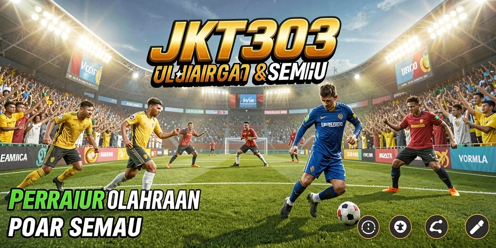 Tangkapan layar JKT303 menampilkan aksi seru di lapangan olahraga.