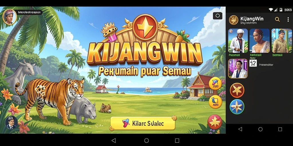 Tampilan gameplay KIJANGWIN yang menarik dan menghibur.