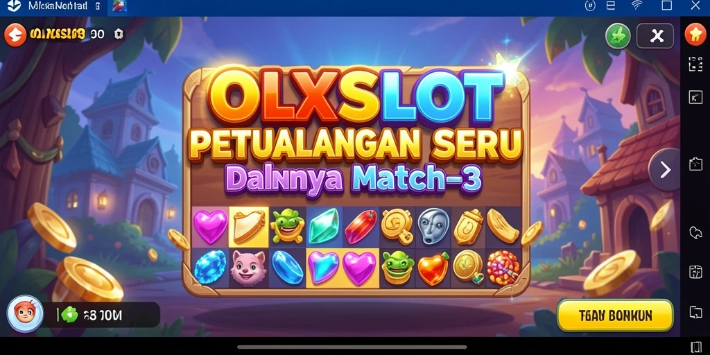 Gameplay seru mencocokkan item dalam OLXSLOT.