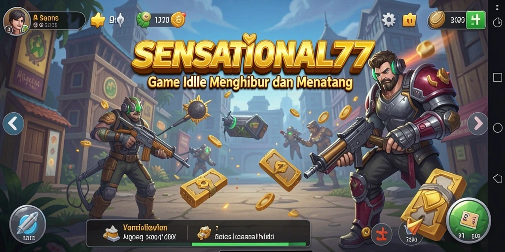 Tampilan gameplay SENSATIONAL77 yang menarik dan interaktif.