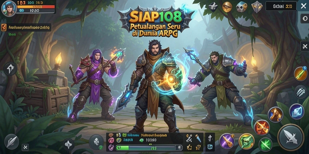 Tampilan gameplay seru di dunia ARPG.