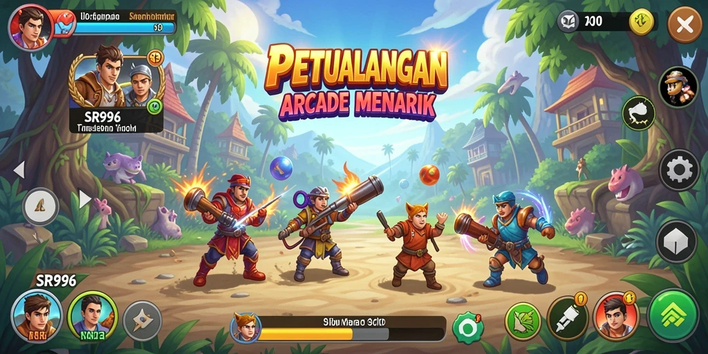 Screenshot gameplay <strong>SR996</strong> menunjukkan aksi seru dan grafis atraktif.