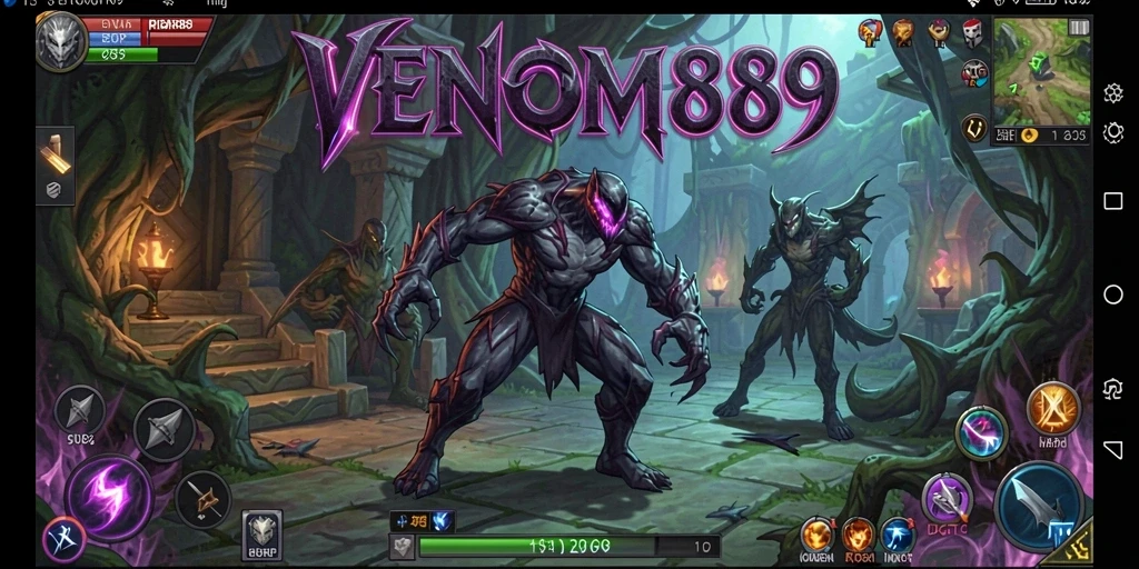 Gameplay mendebarkan di dunia fantasi VENOM889.